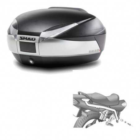 SHAD Baul trasero + herraje montaje SH48 TITANIUM PREMIUM KIT-185903