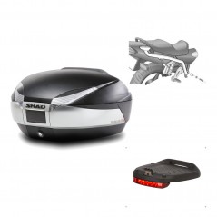 SHAD Baul trasero + herraje montaje luz de freno SH48 TITANIUM PREMIUM KIT-185904