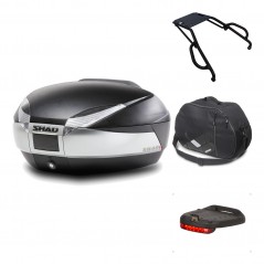 Rear trunk + mounting hardware + accessories  SH48 TITANIUM PREMIUM