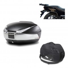 Back trunk + big top fitting + internal bag  SH48 TITANIUM PREMIUM
