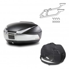 Back trunk + big top fitting + internal bag  SH48 TITANIUM PREMIUM