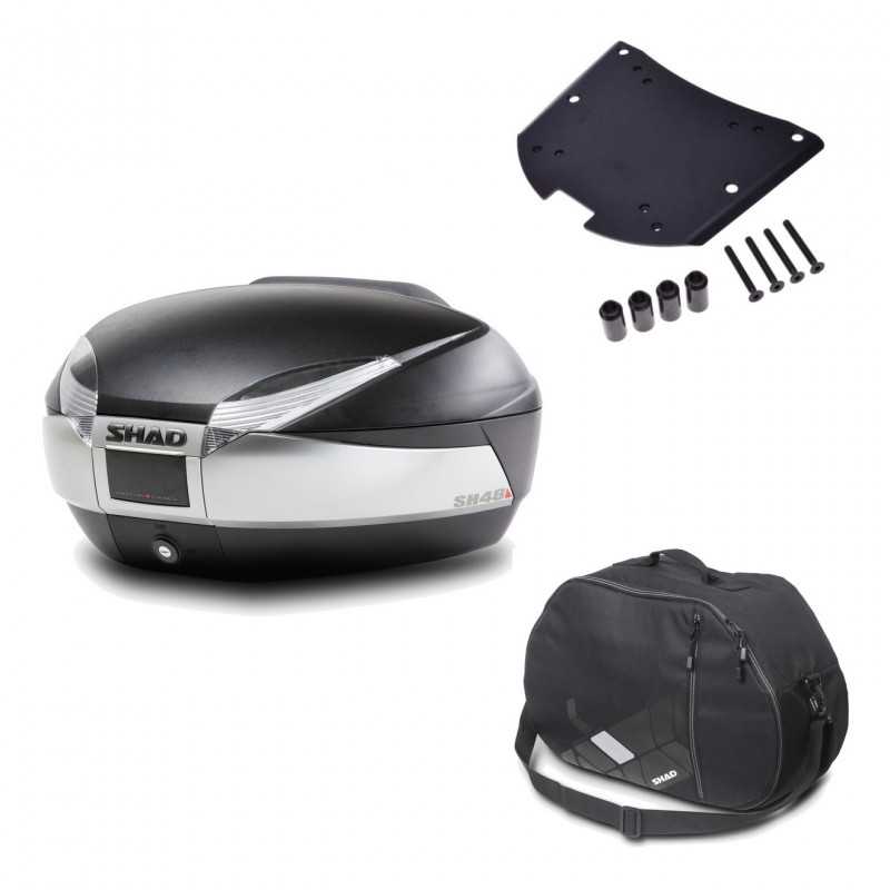 Back trunk + big top fitting + internal bag  SH48 TITANIUM PREMIUM