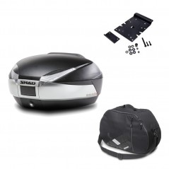 Back trunk + big top fitting + internal bag  SH48 TITANIUM PREMIUM