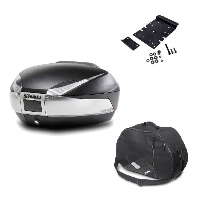 Back trunk + big top fitting + internal bag  SH48 TITANIUM PREMIUM