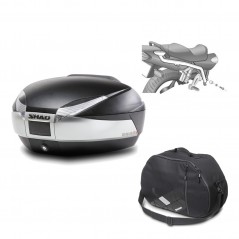 Back trunk + big top fitting + internal bag  SH48 TITANIUM PREMIUM