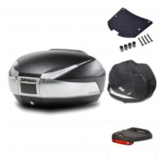 Rear trunk + mounting hardware + accessories  SH48 TITANIUM PREMIUM