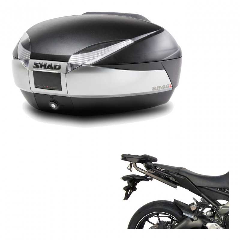 SHAD Baul trasero + herraje montaje SH48 TITANIUM PREMIUM KIT-185855