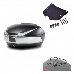 Back trunk + big top fitting + top grid rack  SH48 TITANIUM PREMIUM