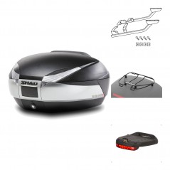 Rear trunk + mounting hardware + accessories  SH48 TITANIUM PREMIUM