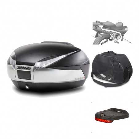 Rear trunk + mounting hardware + accessories  SH48 TITANIUM PREMIUM