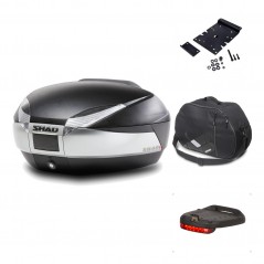 Rear trunk + mounting hardware + accessories  SH48 TITANIUM PREMIUM