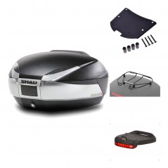 Rear trunk + mounting hardware + accessories  SH48 TITANIUM PREMIUM