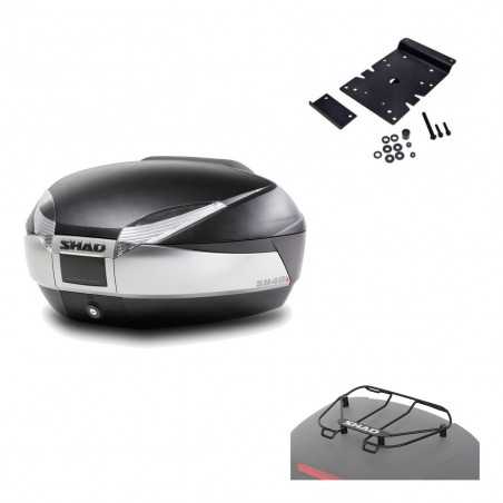 Back trunk + big top fitting + top grid rack  SH48 TITANIUM PREMIUM