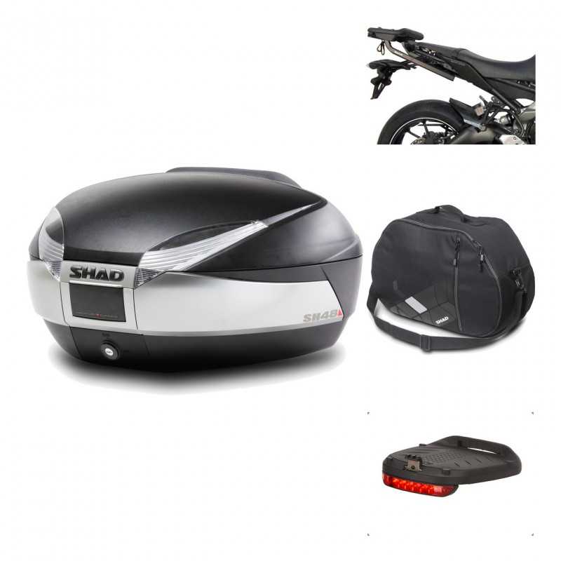 Rear trunk + mounting hardware + accessories  SH48 TITANIUM PREMIUM