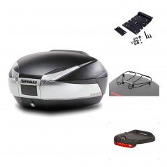 Rear trunk + mounting hardware + accessories  SH48 TITANIUM PREMIUM