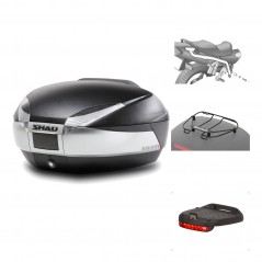 SHAD Baul trasero + herraje montaje accesorios SH48 TITANIUM PREMIUM KIT-185908