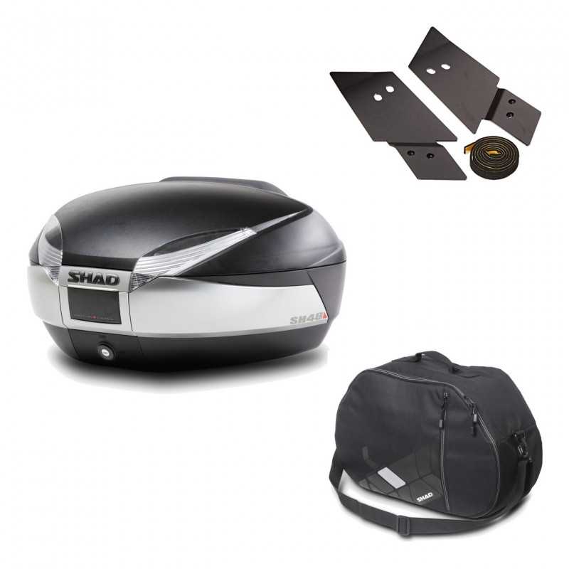Back trunk + big top fitting + internal bag  SH48 TITANIUM PREMIUM