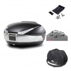 Rear trunk + mounting hardware + accessories  SH48 TITANIUM PREMIUM