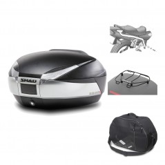Rear trunk + mounting hardware + accessories  SH48 TITANIUM PREMIUM