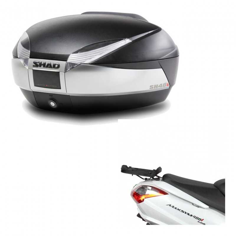 SHAD Baul trasero + herraje montaje SH48 TITANIUM PREMIUM KIT-186111