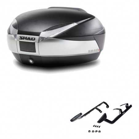 SHAD Baul trasero + herraje montaje SH48 TITANIUM PREMIUM KIT-186015