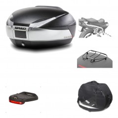 Rear trunk + mounting hardware + accessories  SH48 TITANIUM PREMIUM