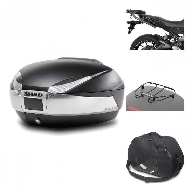 Rear trunk + mounting hardware + accessories  SH48 TITANIUM PREMIUM
