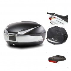Rear trunk + mounting hardware + accessories  SH48 TITANIUM PREMIUM