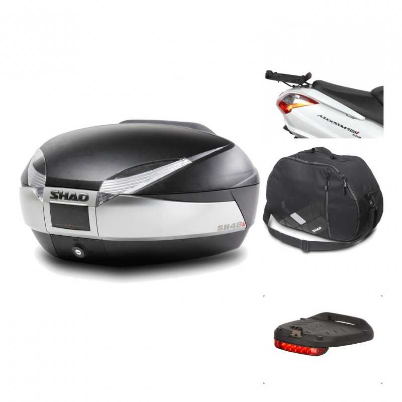 Rear trunk + mounting hardware + accessories  SH48 TITANIUM PREMIUM