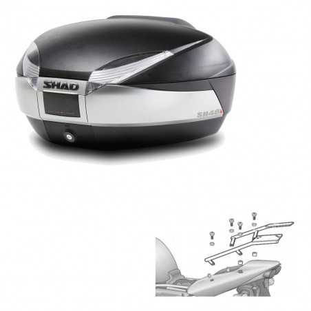SHAD Baul trasero + herraje montaje SH48 TITANIUM PREMIUM KIT-185815