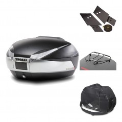 Rear trunk + mounting hardware + accessories  SH48 TITANIUM PREMIUM