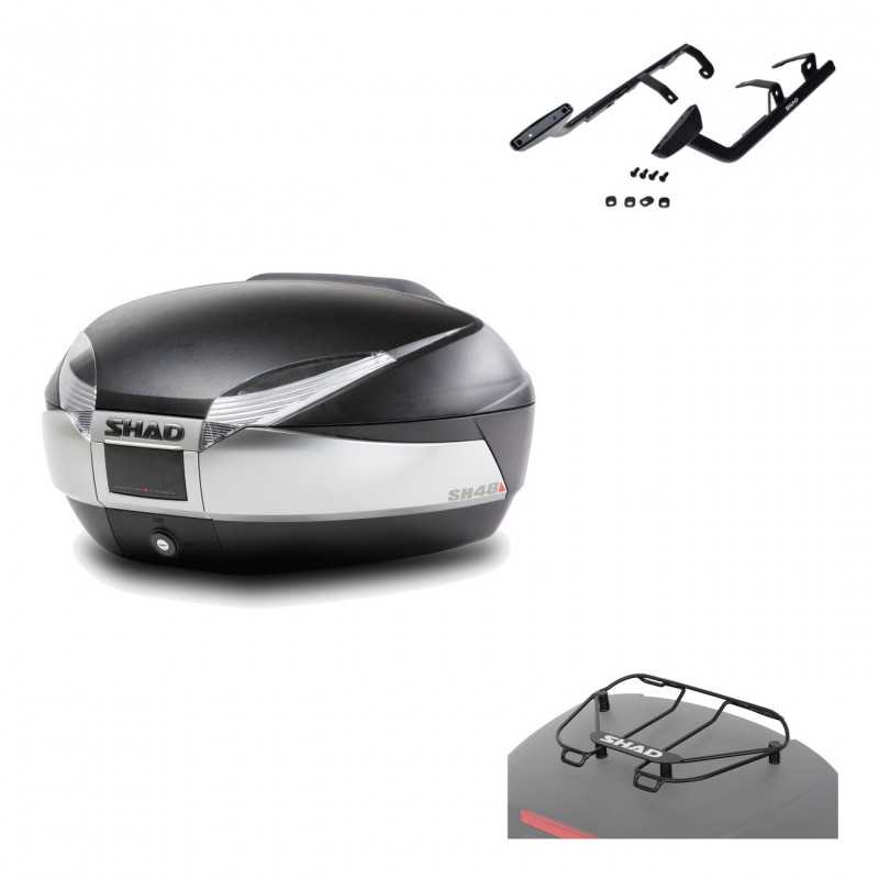 Back trunk + big top fitting + top grid rack  SH48 TITANIUM PREMIUM