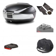 Rear trunk + mounting hardware + accessories  SH48 TITANIUM PREMIUM