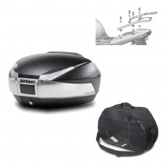 Back trunk + big top fitting + internal bag  SH48 TITANIUM PREMIUM