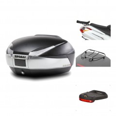 Rear trunk + mounting hardware + accessories  SH48 TITANIUM PREMIUM