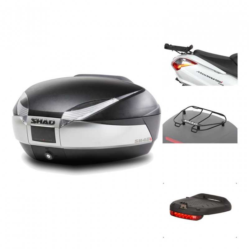 Rear trunk + mounting hardware + accessories  SH48 TITANIUM PREMIUM