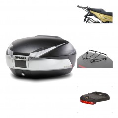 Rear trunk + mounting hardware + accessories  SH48 TITANIUM PREMIUM