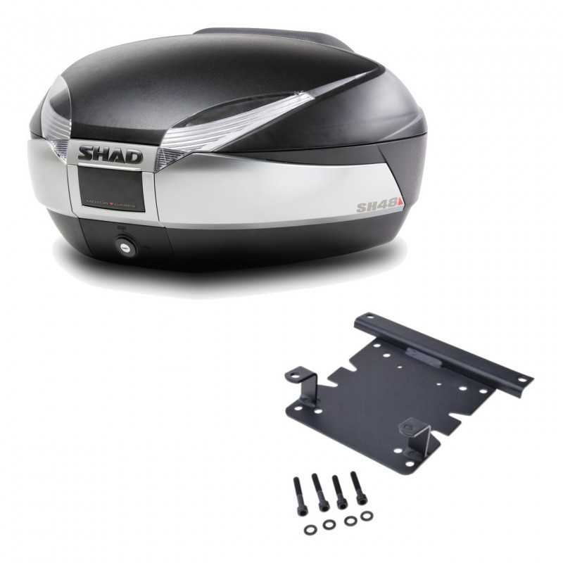 SHAD Baul trasero + herraje montaje SH48 TITANIUM PREMIUM KIT-185767