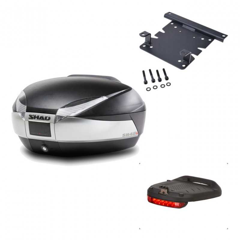 Back trunk + big top fitting + brake light  SH48 TITANIUM PREMIUM