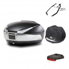 Rear trunk + mounting hardware + accessories  SH48 TITANIUM PREMIUM