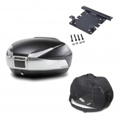 Back trunk + big top fitting + internal bag  SH48 TITANIUM PREMIUM