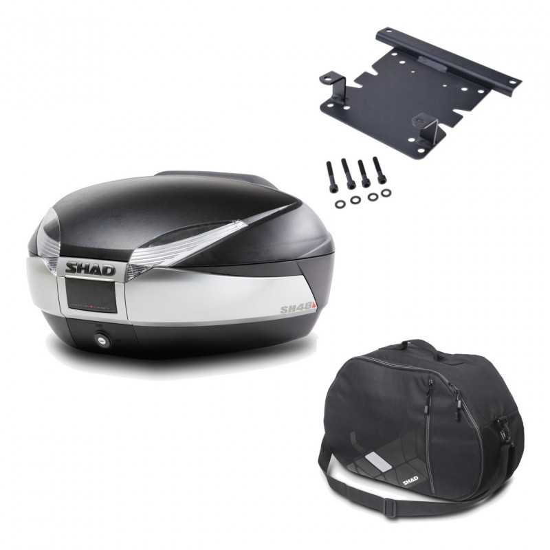 Back trunk + big top fitting + internal bag  SH48 TITANIUM PREMIUM
