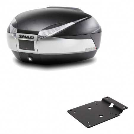 SHAD Baul trasero + herraje montaje SH48 TITANIUM PREMIUM KIT-185719