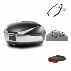 Rear trunk + mounting hardware + accessories  SH48 TITANIUM PREMIUM
