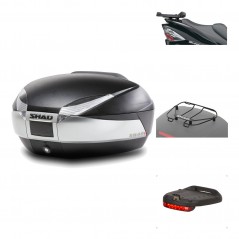 Rear trunk + mounting hardware + accessories  SH48 TITANIUM PREMIUM