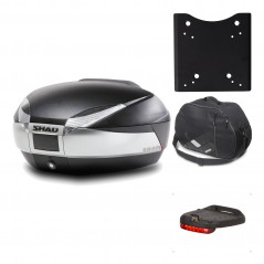 Rear trunk + mounting hardware + accessories  SH48 TITANIUM PREMIUM