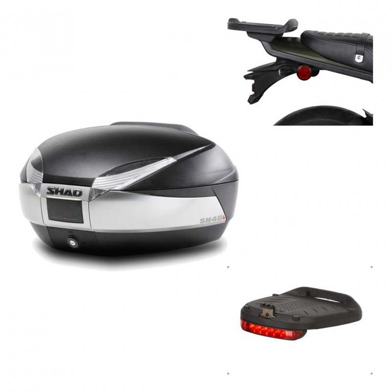 Back trunk + big top fitting + brake light  SH48 TITANIUM PREMIUM