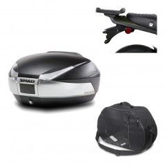 Back trunk + big top fitting + internal bag  SH48 TITANIUM PREMIUM