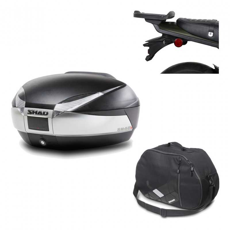 Back trunk + big top fitting + internal bag  SH48 TITANIUM PREMIUM