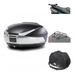 Rear trunk + mounting hardware + accessories  SH48 TITANIUM PREMIUM